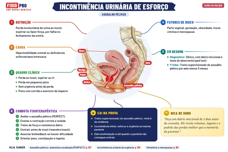 Mapa: Incontinência urinária de esforço